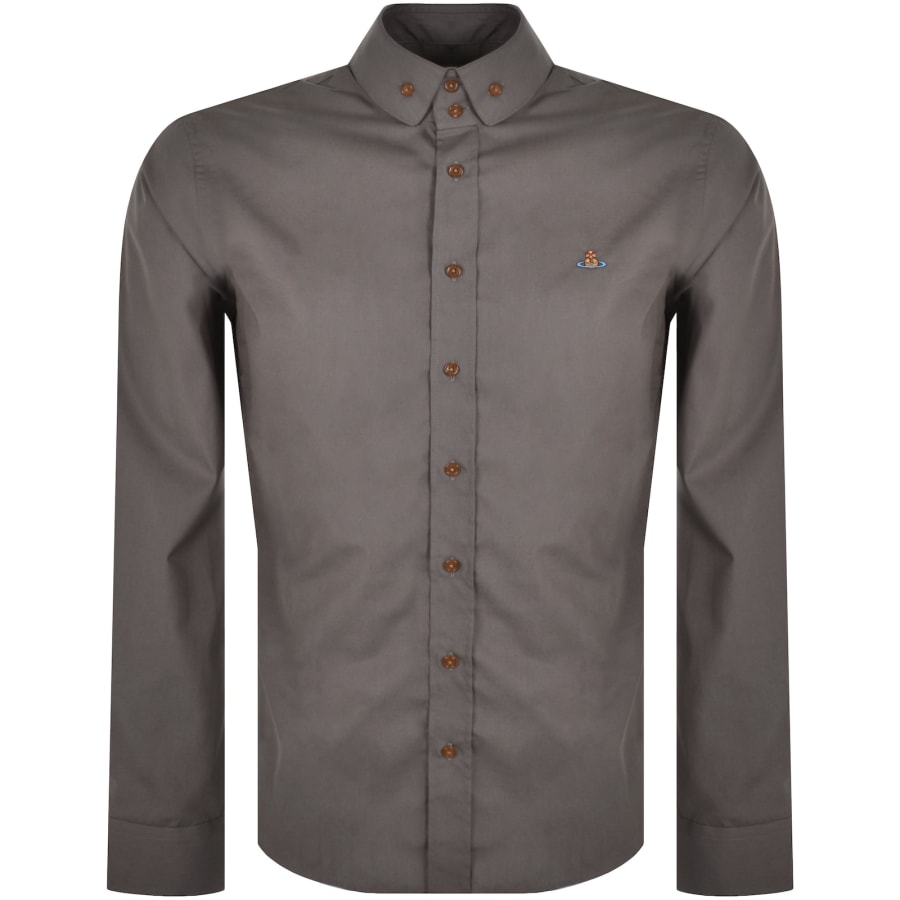 【2024 新作】 Krall Westwood Vivienne Long Mainline | Brown Shirt Sleeved トップス